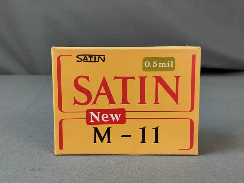 SATIN M-11 Stereo moving coil Cartridge W/ Box From Japan image 1