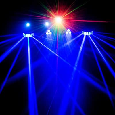 CHAUVET DJ GIGBAR 2 Complete Wireless Foot Control 4n1 Led / Laser / Strobe / UV Remote System image 7