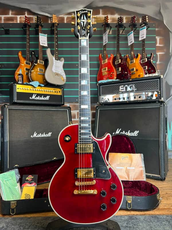 Gibson Les Paul Custom Wine Red 2004 Electric Guitar image 1