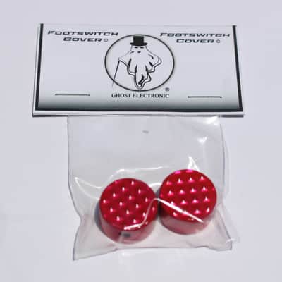 Ghost Electronic Footswitch Covers 2 Electric Pink Pedal Topper Aluminum Guitar Knob 2022 image 1