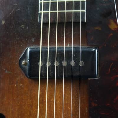 Rare Vintage 1950's Gibson ES-130 / ES-135 Hollow Body Electric Guitar image 9
