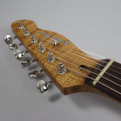 Brown Bear Guitars Telecaster roasted alder/flame maple in Seafoam Green Nitro image 21