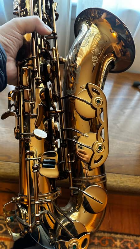 RW Pro Series Tenor Saxophone in Cognac Gold Lacquer with high F# key image 1