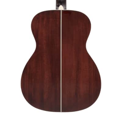 D'Angelico Excel Tammany Acoustic-Electric Guitar â€“ Mahogany Burst, Solid Sitka Spruce Top, Fishman Sonitone image 6