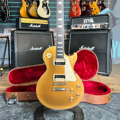 Immagine Gibson Les Paul Classic T Gold Top 2017 Electric Guitar - 1