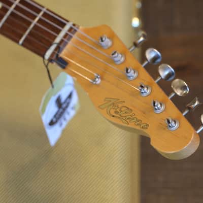 2017 K-Line Truxton Thinline Electric Guitar Factory Relic Rose Gold + HSC image 11