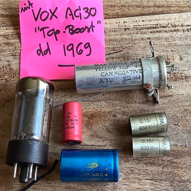 1968 – 1970 Vox SPARE PARTS for an AC-30 TB Top Boost 3-Channe…