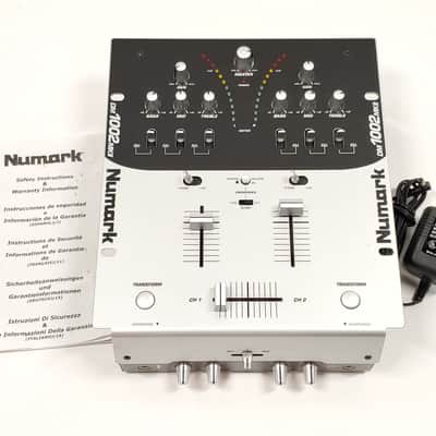 Numark DM1002MKII black/silver stereo 2 channel DJ mixer incl Power Supply image 1