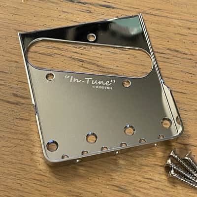 Gotoh Cutaway Telecaster Bridge Nickel Fender Tele In Tune Cut Away Vintage Style 3 Saddle image 2