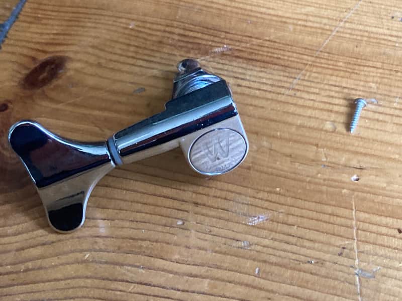 Warwick Germany Rockbass Bass Guitar Machinehead Tuning Peg Tuner D G Treble Side image 1