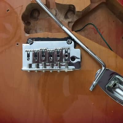 Strat body Mid 1970s Red burst image 4