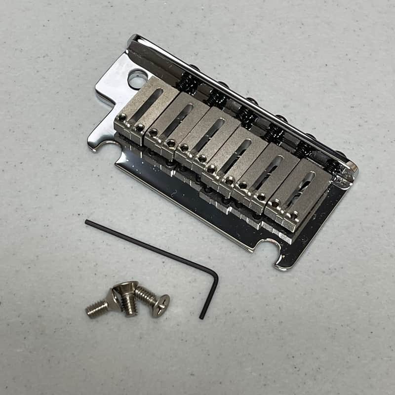Fender 86-07 American Standard Stratocaster 2 Point Tremolo Bridge Plate Block Saddles USA Strat image 1