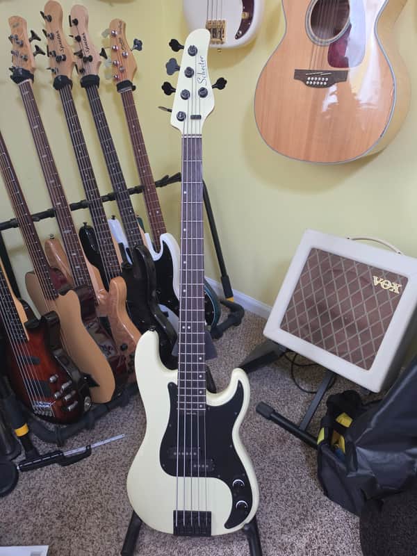 Schecter P-5 - Ivory image 1