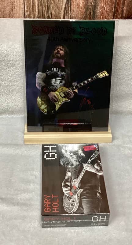 EMG Gary Holt GH/Set Bonded by Blood LE Set w/Autographed photo image 1