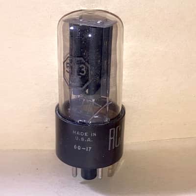 1960 RCA 5Y3GT Rectifier Tube, Tested, NOS image 3