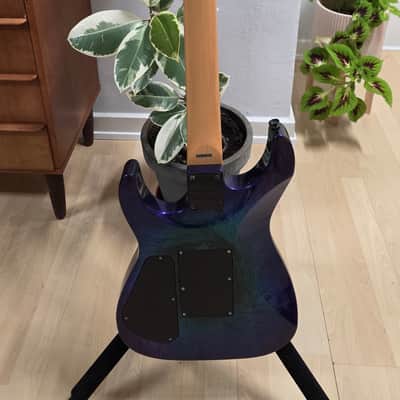 Jackson DK2M Dinky MIJ Japan Pro Series Eerie Dess Swirl DK2 M Flame Maple Neck HH Low Profile Floyd Rose Super Strat USA Seymour Duncan Pickups Fender Era MJ image 16