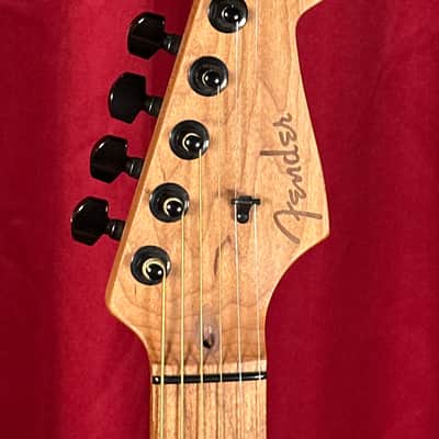 2022 Fender Mod Shop Acoustasonic Stratocaster Black w/ OHSC image 5