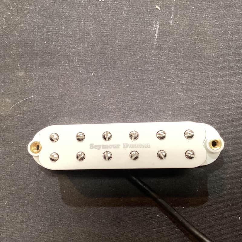Seymour Duncan SL59-1N Little 59 Strat Neck Pickup - White image 1