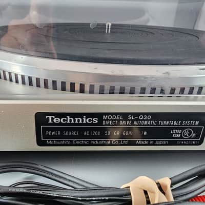 Technics Quartz SL-Q30 Direct Drive Automatic Turntable & New AT81CP cartridge! image 6
