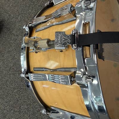 LUDWIG Classic MAPLE 100th anniversary 6.5 x 14” USA SNARE drum  2009 - Maple image 7