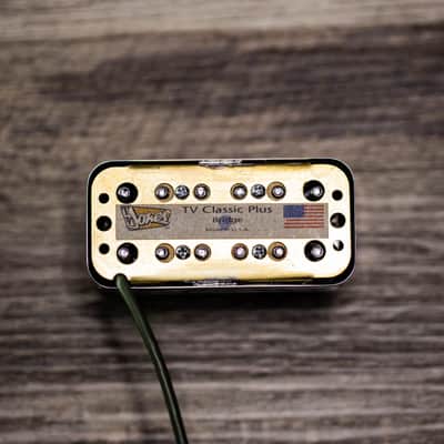 TV Jones TV Classic Plus Bridge Humbucker Pickup - Gold-NEW image 3