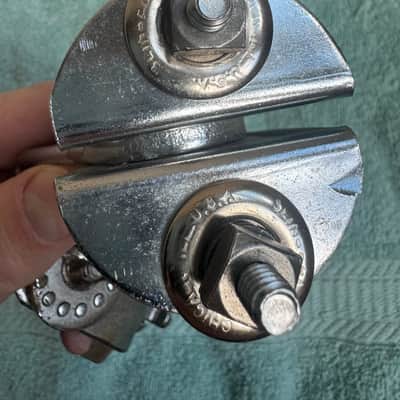 Slingerland Vintage Radio King Rack Tom Drum Arm Mount Part 50s - Chrome image 11