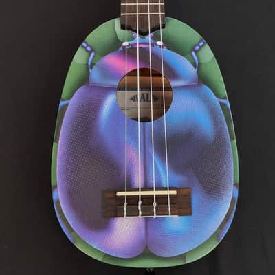Kala KA-NV-BTLE Blue Beetle Soprano Ukulele - Satin image 2