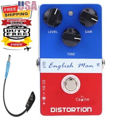 Caline CP-14 English Man Distortion Pedal True Bypass image 5