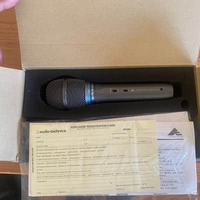 Audio-Technica AE5400 Large-Diaphragm Cardioid Condenser Vocal Microphone 2010s - Black image 2
