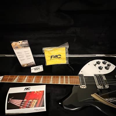 Minty Rickenbacker 360/6 2012 in Jetglo played >10 hrs image 2