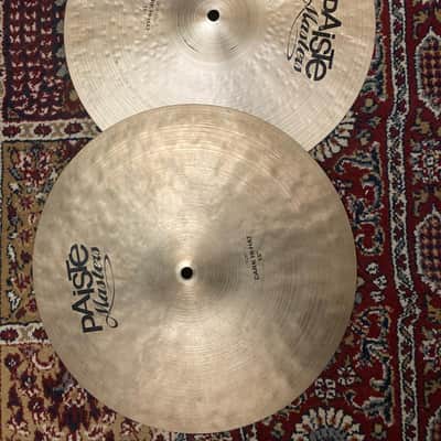 Paiste 15" Masters Dark Hi-Hat Cymbals (Pair) 2011 - Present - Traditional image 2