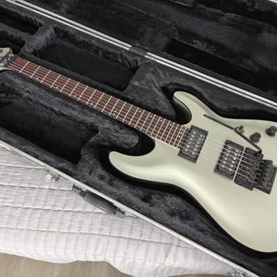 Schecter Stealth C-1 FR 2014 - Satin Silver w/Case image 1