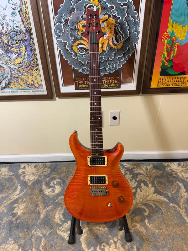 Paul Reed Smith PRS Custom 24 Electric Guitar - 1997 - Blood Orange image 1