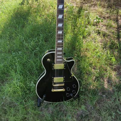 Stagg Les Paul L400-BK Classic Rock L Guitar with Gold Hardware 2017 image 1