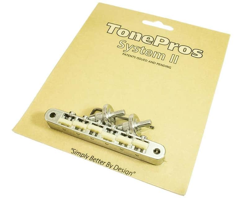 TonePros NVR2G ABR-1 NASHVILLE Retrofit Bridge CHROME w G FORMULA Saddles NVR-II image 1
