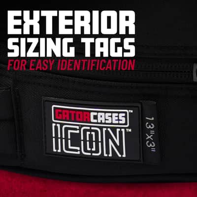 Gator Cases ICON Series Premium Snare Drum Bag; 14" x 6.5"; (GP-ICON-1465SD) image 8