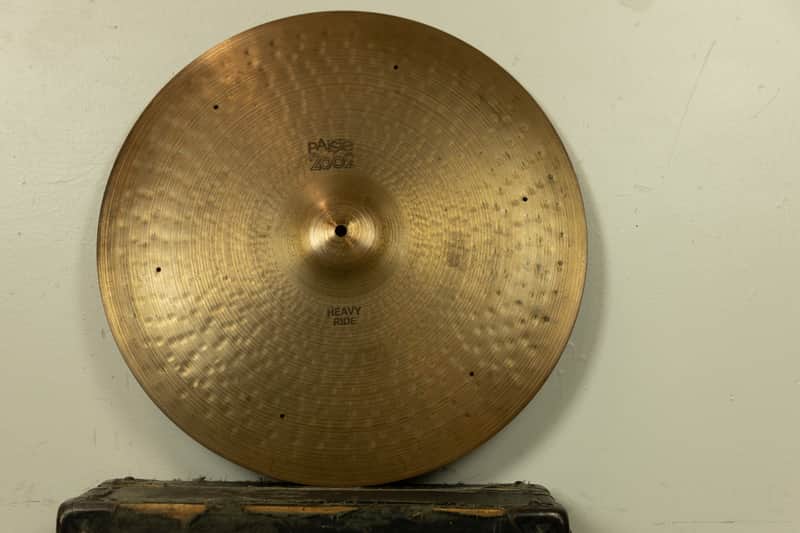 Vintage Paiste 20" Black Label 2002 Heavy Ride Cymbal 2612g image 1