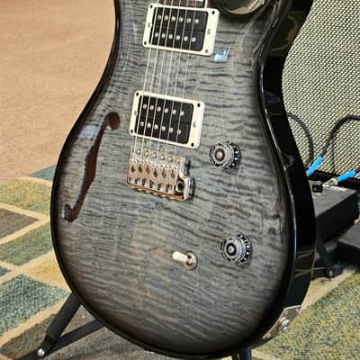 PRS CE 24 Semi-Hollow 2025 Faded Blue Smokeburst image 3
