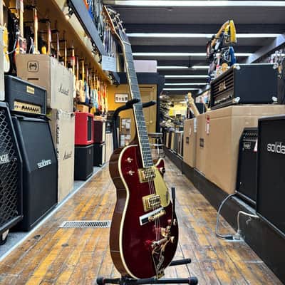 Gretsch G6129TG-59VS Limited-edition Sparkle Jet Electric Guitar Red Sparkle w/Hard Case image 5