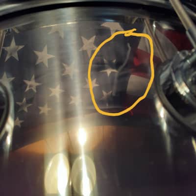 DW Collectors Series 6 1/2X14 stainless steel snare drum USA Collectors Series image 9