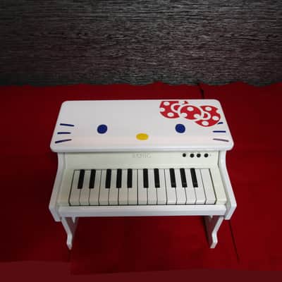 Korg Tinypiano Rare Kitty ver. 25 keys digital toy piano TESTED w/Box AC #5 image 3