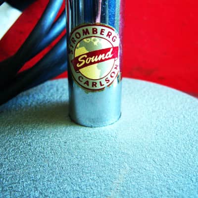Vintage 1950's Stromberg Carlson MD-37CS dynamic microphone / Electro Voice 630 variant Hi Z harp mic w cable & stand image 14