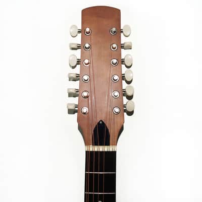 12 Strings Acoustic Guitar made in Ukraine by Trembita Natural Wood. Excellent Sound! image 4
