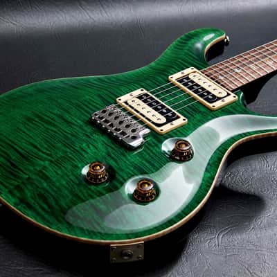 PRS USA Custom 24 20th Anniversary "Emerald Green + Rosewood" (2005) AAA+ Ten Top image 6
