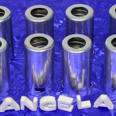Eight Pure Aluminum Medium Nine Pin J-Slot/Bayonet Spring Loaded Tube Shields Lowest Reverb Price image 1