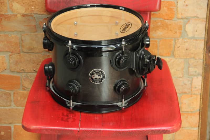DW Collector's 10"x 8" tom ebony stain image 1