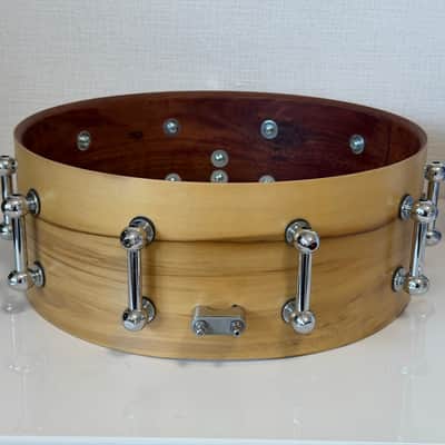 Brady Jarrah Ply Blackheart finish 14x5.5 snare drum image 7