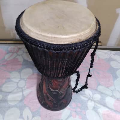 Djembe Authentic African hand carved image 2
