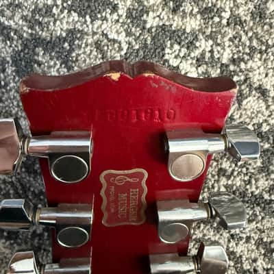 Gibson USA Sonex-180 Deluxe Candy Apple Red Vintage 1980 Les Paul Guitar *READ* image 16