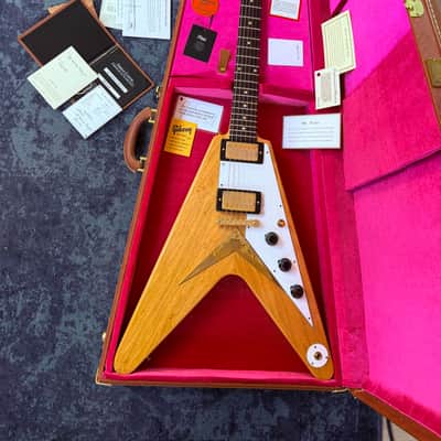 Gibson Flying V '58 Korina Reissue 2024 - Birdseye image 3